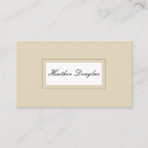 Minimalistisch Classic Visitenkarte