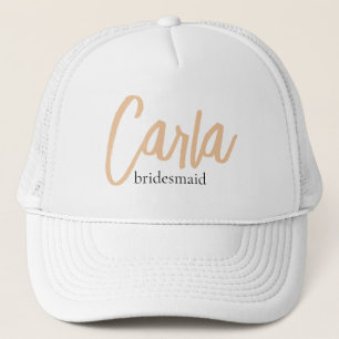 Minimalistisch Classy Simple Bridesmaid Gevor Truckerkappe