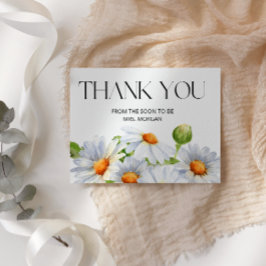 Minimalistisch Daisy Brautparty Vielen Dank Karte