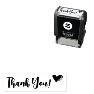 Minimalistisch Danke, dass Sie wenig Herz haben Permastempel