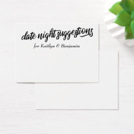 Minimalistisch Date Night Suggestionen Neugezogene