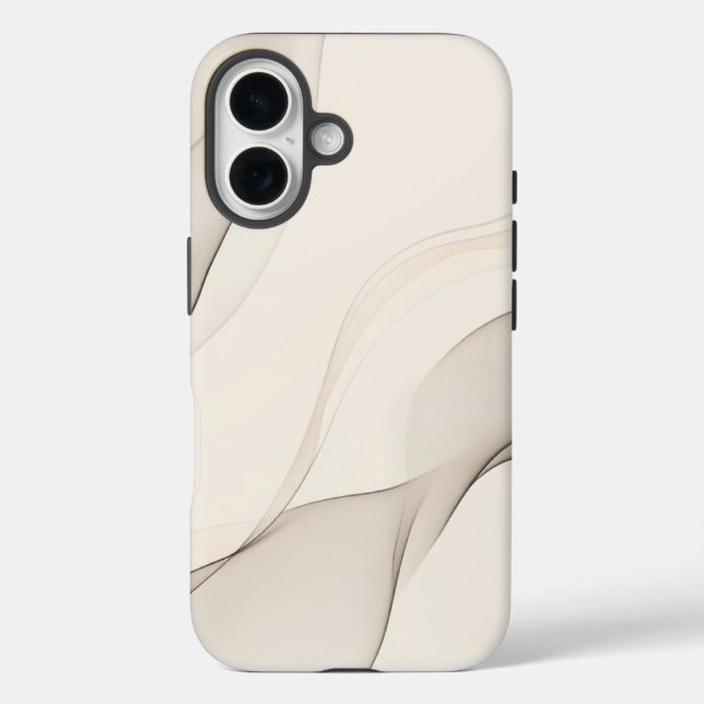 Minimalistisch | Delikate Leaf & Branch Sketch Case-Mate iPhone Hülle (Rückseite)