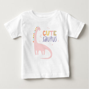 Minimalistisch Dinosaur CuteSaurus Baby T-shirt