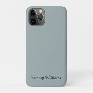 Minimalistisch Dusty Blue Beruflich Simple Case-Mate iPhone Hülle