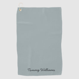 Minimalistisch Dusty Blue Beruflich Simple Golfhandtuch