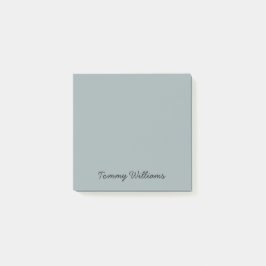 Minimalistisch Dusty Blue Beruflich Simple Post-it Klebezettel