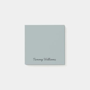 Minimalistisch Dusty Blue Beruflich Simple Post-it Klebezettel