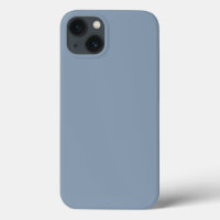 Minimalistisch Dusty Blue Schlicht Solid Color