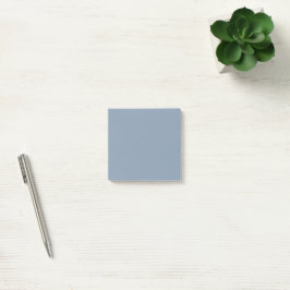 Minimalistisch Dusty Blue Schlicht Solid Color Post-it Klebezettel