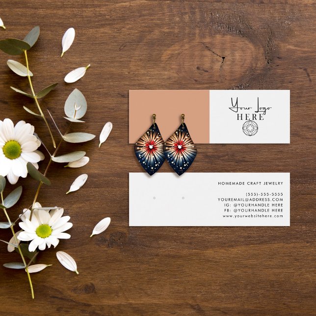 Minimalistisch Earth Orange White Logo Orange Anze (Von Creator hochgeladen)