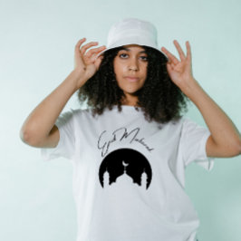 Minimalistisch Eid Mubarak Modern Tri-Blend Shirt