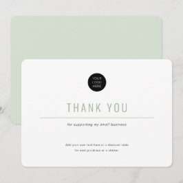 Minimalistisch-einfach-Business-Dankeschön-Karte Dankeskarte