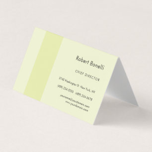 Minimalistisch Einfache Cremefarbe Modern Visitenkarten