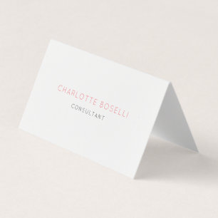 Minimalistisch Elegant Beruflich Visitenkarten