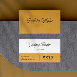 Minimalistisch Elegant Boho - Custom Beruflich Visitenkarte