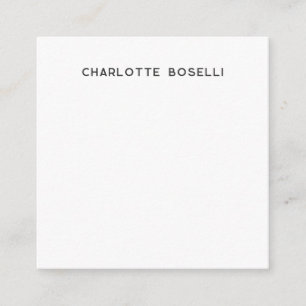 Minimalistisch Elegant Klassisch Beruflich einfach Begleitkarte