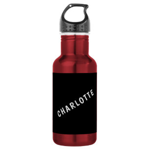 Minimalistisch Elegant Klassisch Professionell Eig Edelstahlflasche