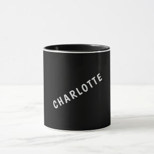 Minimalistisch Elegant Klassisch Professionell Eig Tasse