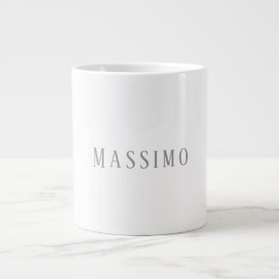 Minimalistisch Elegant Klassisch Professionell Ein Jumbo-Tasse