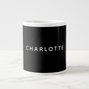 Minimalistisch Elegant Klassisch Professionell Ein Jumbo-Tasse