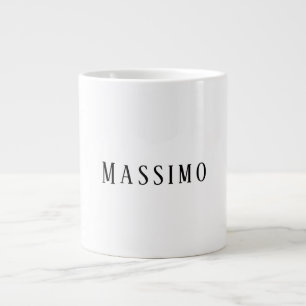 Minimalistisch Elegant Klassisch Professionell Ein Jumbo-Tasse