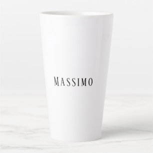 Minimalistisch Elegant Klassisch Professionell Ein Milchtasse
