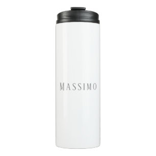 Minimalistisch Elegant Klassisch Professionell Ein Thermosbecher