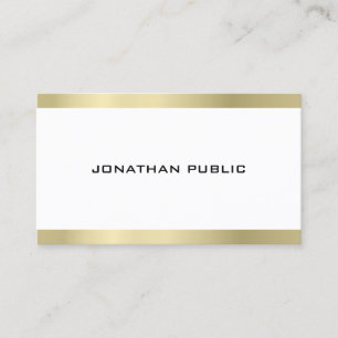 Minimalistisch Elegant Modern Professionell Schlic Visitenkarte