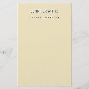 Minimalistisch Elegant Modernes Schlicht Briefpapier