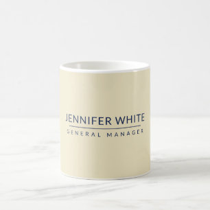 Minimalistisch Elegant Modernes Schlicht Kaffeetasse