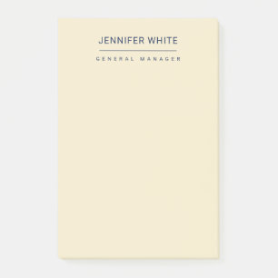 Minimalistisch Elegant Modernes Schlicht Post-it Klebezettel