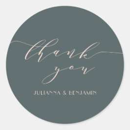 Minimalistisch Elegante Aquamarine Pinakothek Züst Runder Aufkleber