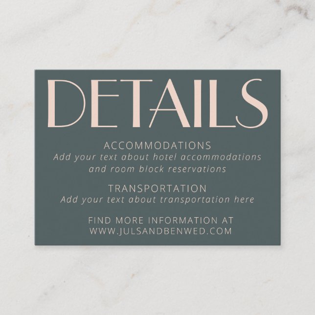 Minimalistisch Elegante Aquamarine und Rote Kirche Begleitkarte (Vorderseite)