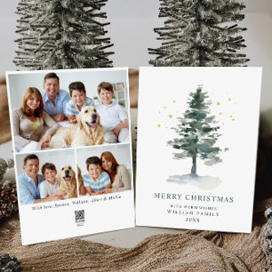 Minimalistisch Elegante Pine Tree Weihnachten 3 Fo