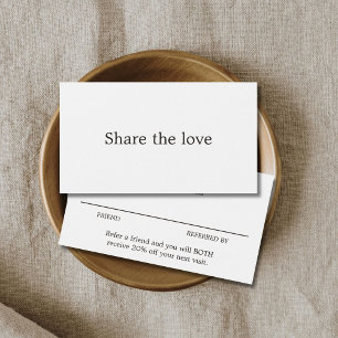 Minimalistisch Elegante Schwarz-weiße Beauty Salon