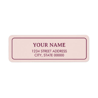 Minimalistisch Elegantes Blass-Rosa Pink