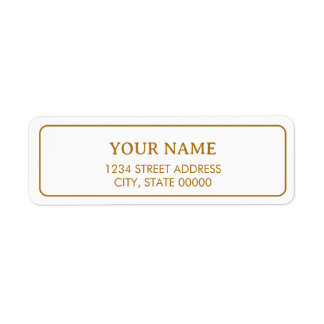 Minimalistisch Elegantes Faux-Gold