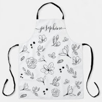 Minimalistisch Elegantes florales Personalisiert