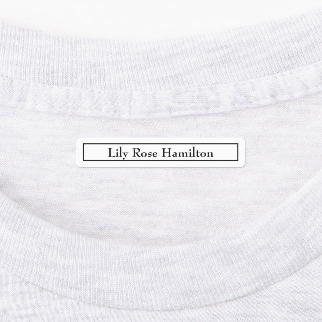 Minimalistisch Etiketten (Befestigt)