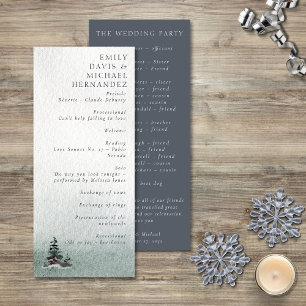 Minimalistisch Evergreen Mountain Green Slate Blue Programm
