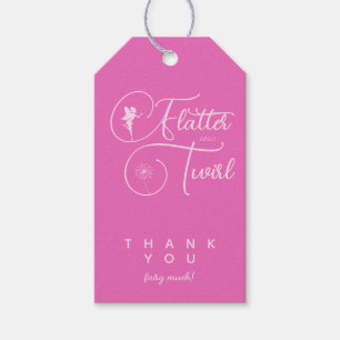 Minimalistisch Fairy Modern Birthday Vielen Dank Geschenkanhänger