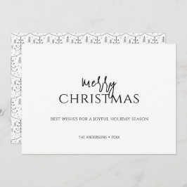 Minimalistisch frohe Weihnachten