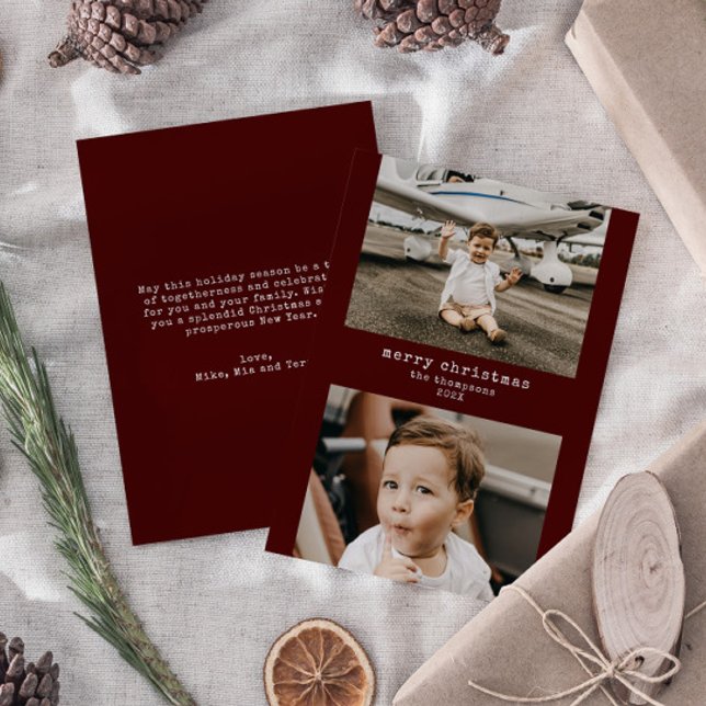 Minimalistisch Frohe Weihnachten 2 Foto Weihnachts (Von Creator hochgeladen)