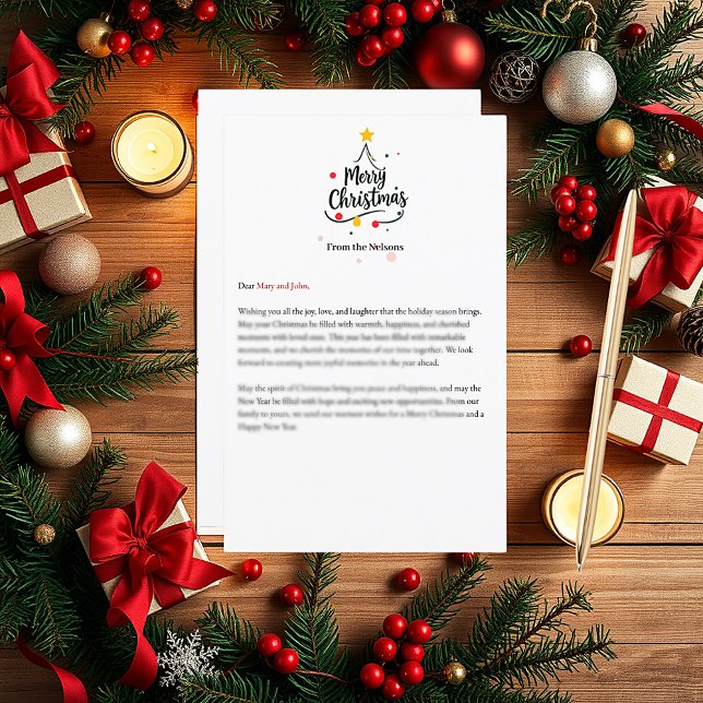 Minimalistisch Frohe Weihnachten abstrakter Baum (Von Creator hochgeladen)