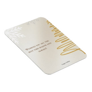 Minimalistisch Frohe Weihnachtskarte Magnet