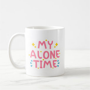 Minimalistisch fröhliche spielerische Typografie S Kaffeetasse