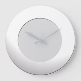 Minimalistisch für alle FarbNo-Digits im weißen Ra Große Wanduhr