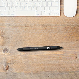 Minimalistisch für Schwarz-weiße benutzerdefiniert Kugelschreiber