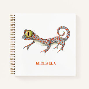 Minimalistisch Gecko Reptile Notizbuch
