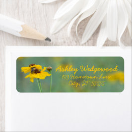 Minimalistisch Gelbe Wildblume Foto Personalisiert